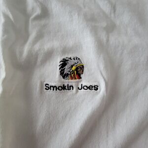 Vintage Deadstock Smokin' Joe's Cigarette Single Stitch L New with Discoloration